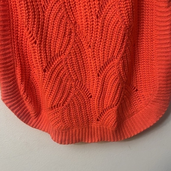 John Paul Richard orange sweater turtle neck size M - Picture 6 of 8